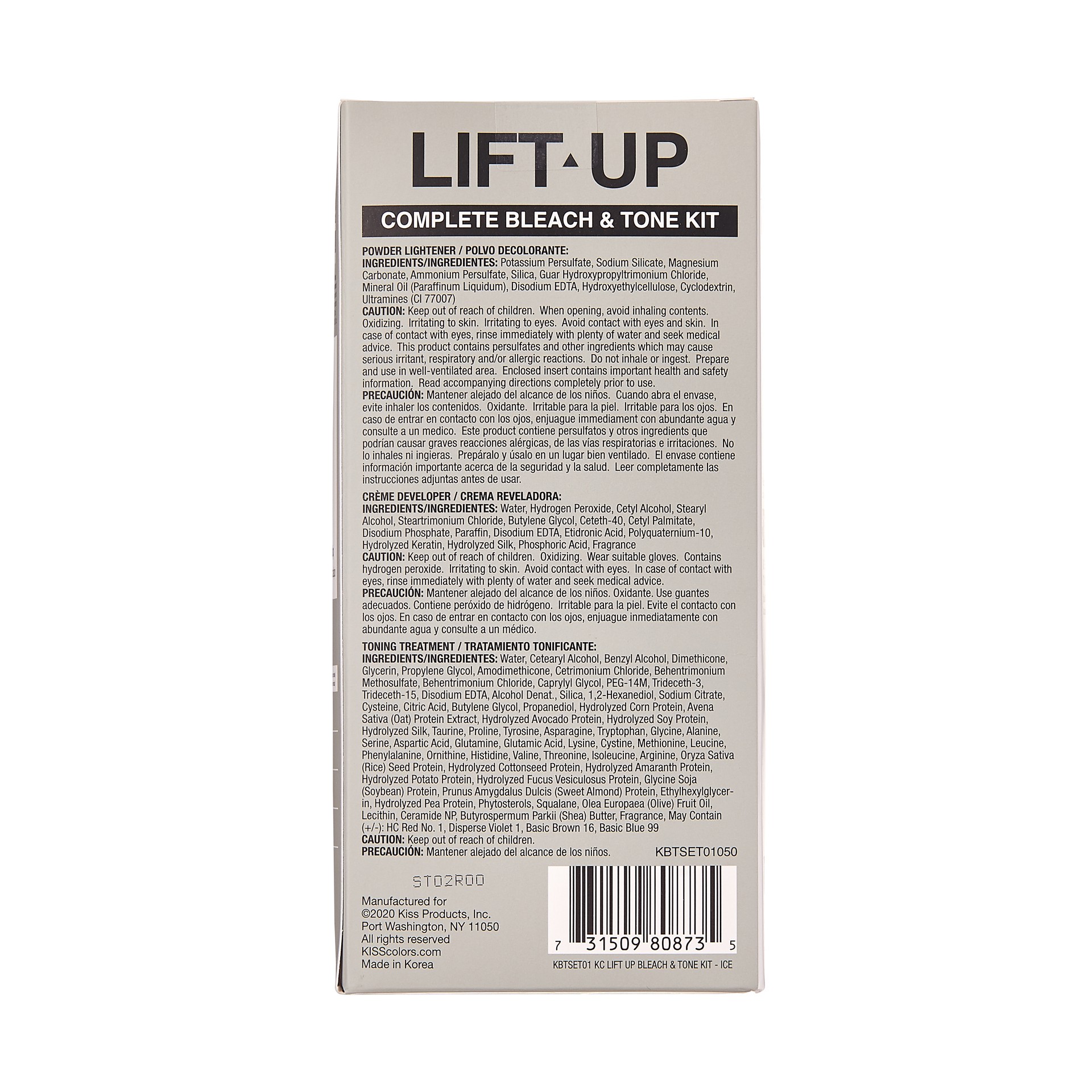 slide 2 of 5, KISS COLORS & CARE Lift Up Bleach Kit, 1 ct