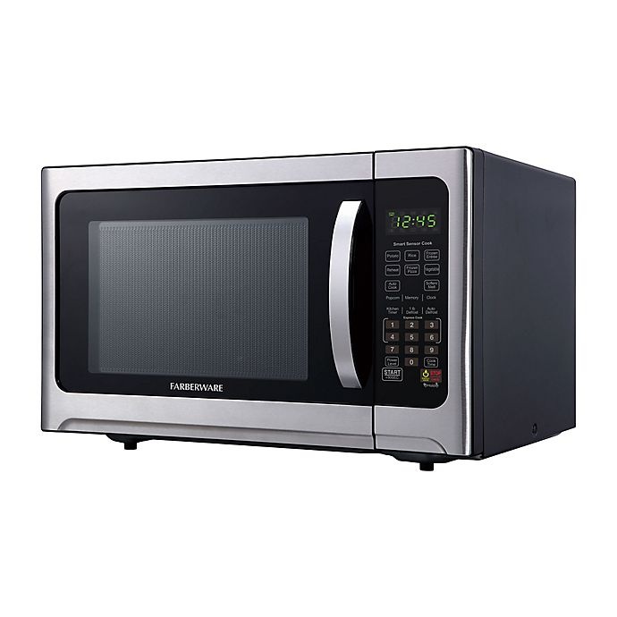 slide 2 of 8, Farberware Professional 1.2 cu. ft. Microwave Oven - Silver/Black, 1 ct