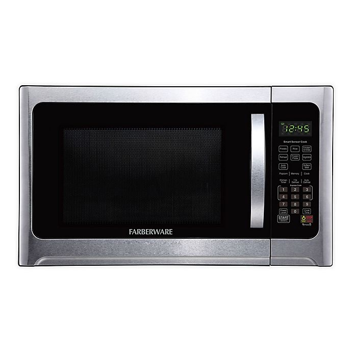 slide 1 of 8, Farberware Professional 1.2 cu. ft. Microwave Oven - Silver/Black, 1 ct