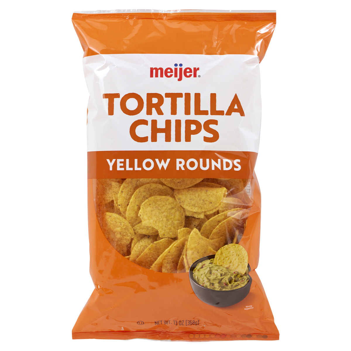 slide 1 of 1, Meijer Yellow Round Tortilla Chips, 13 oz