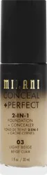 Milani Conceal + Perfect Light Beige 03 2-in-1 Foundation + Concealer 1 oz