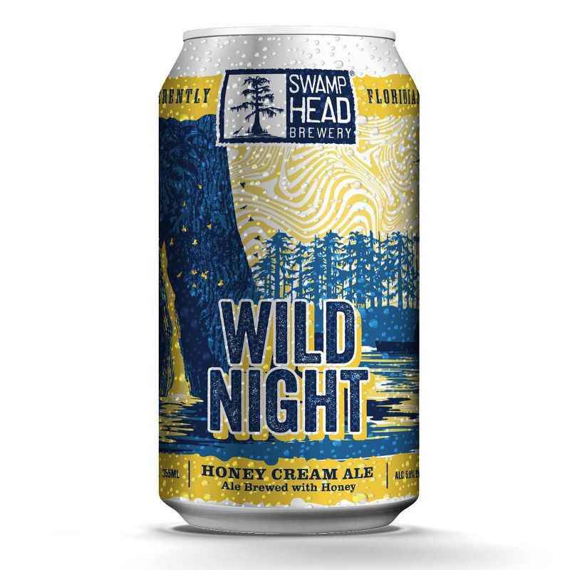 slide 2 of 2, Swamp Head Brewery Swamp Head Wild Night Honey Cream Ale Beer - 6pk/12 fl oz Cans, 6 ct; 12 fl oz