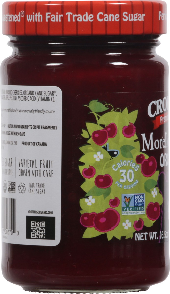 slide 8 of 9, Crofter's Organic Morello Cherry Premium Spread 16.5 oz, 1 ct