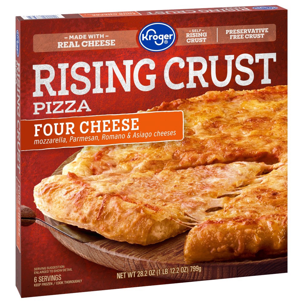 slide 2 of 2, Kroger Self Rising Four Cheese Pizza, 28.2 oz