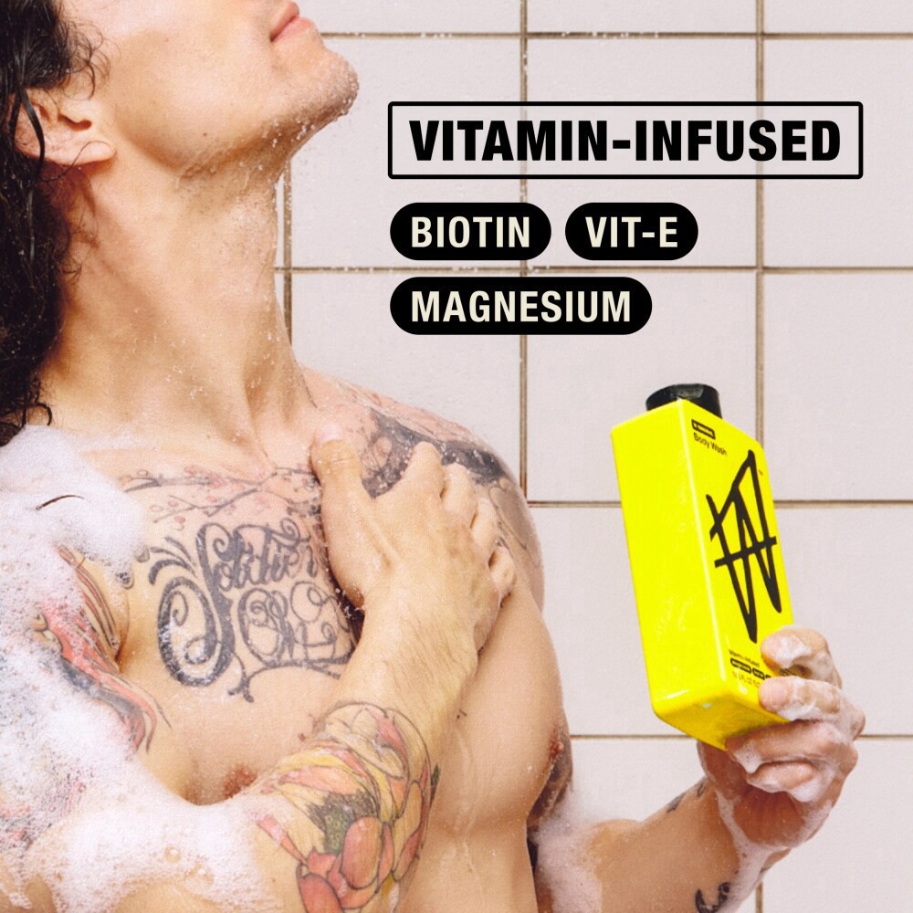 slide 3 of 6, W™ Body Wash W Original Exfoliating Vitamin-Infused, 18 fl oz