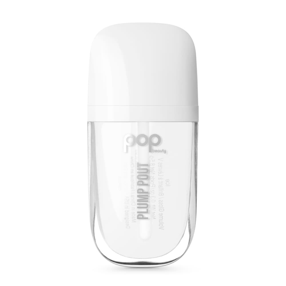 slide 1 of 1, POP Beauty Pop Plump Pout Lacquered Gloss - Clear Ice, 0.3 oz