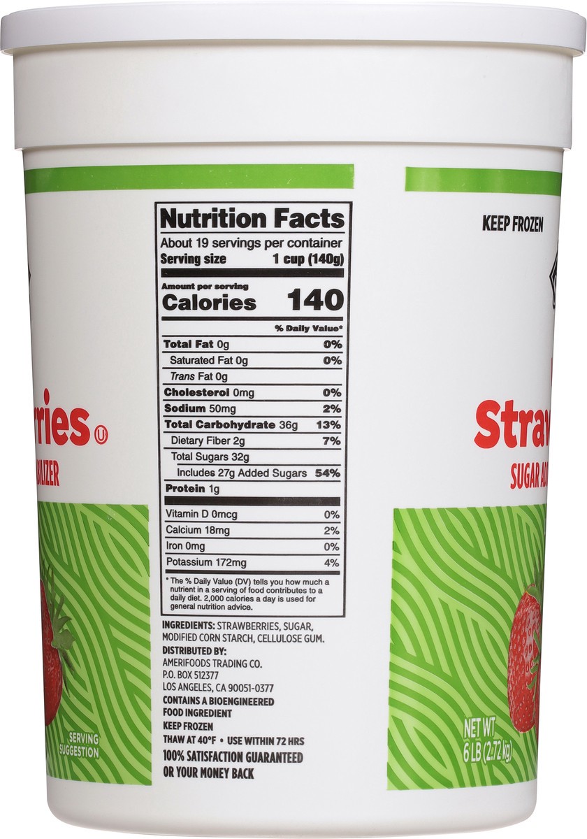 slide 2 of 14, First Street Fs/Sg Whole Strawberries Stabilizer, 6 lb