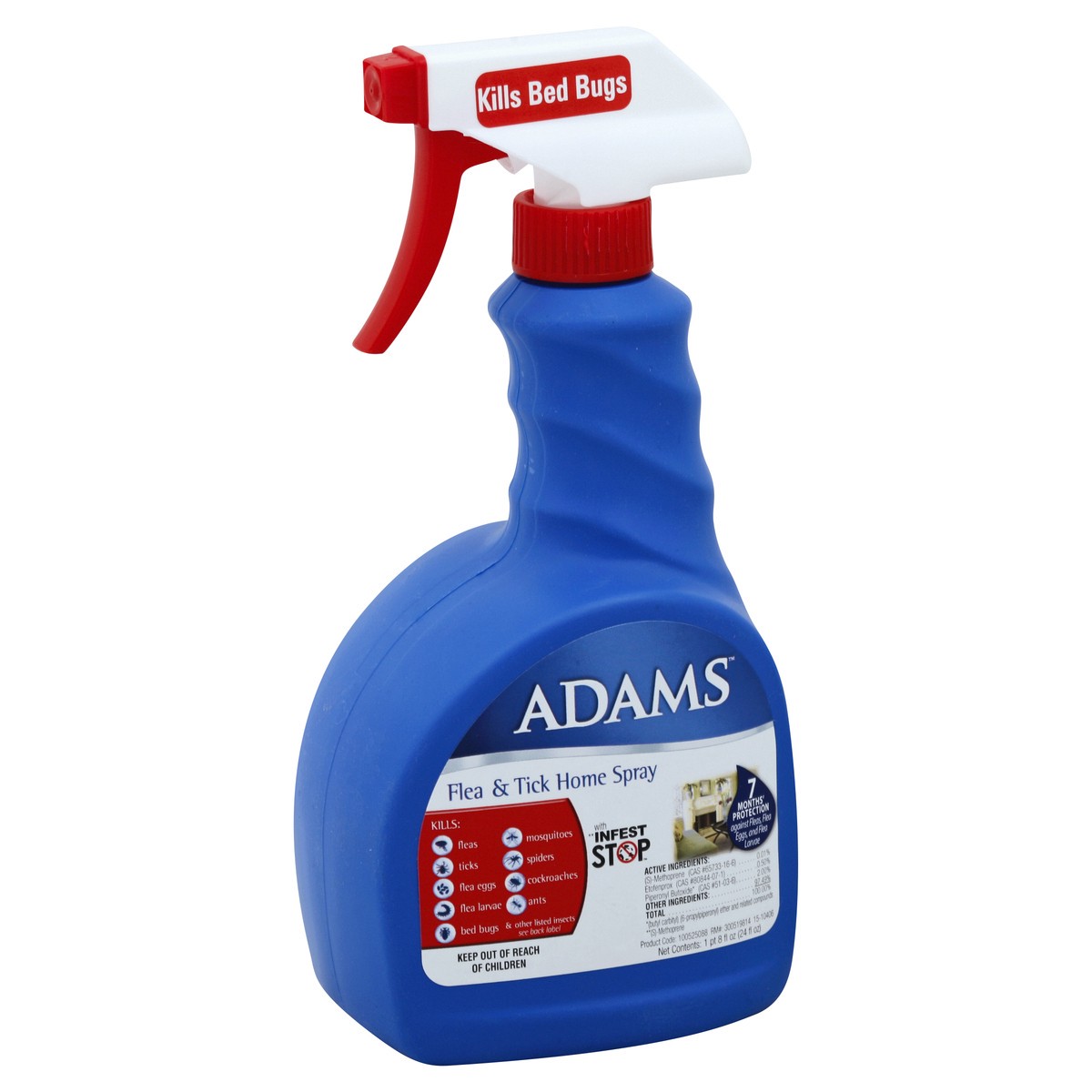 slide 4 of 5, Adams Flea & Tick Home Spray, 24 Oz., 1 ct