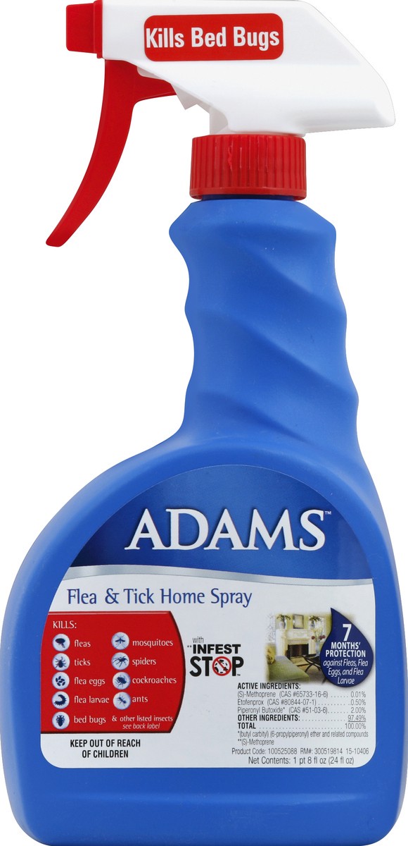 slide 1 of 5, Adams Flea & Tick Home Spray, 24 Oz., 1 ct