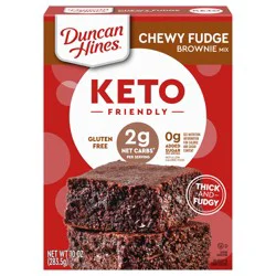 Duncan Hines Keto Friendly Brownie Mix, Chewy Fudge, 10 oz.