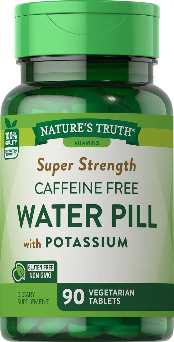 slide 4 of 8, Nature's Truth Super Strength Water Pill with Potassium, 90 ct