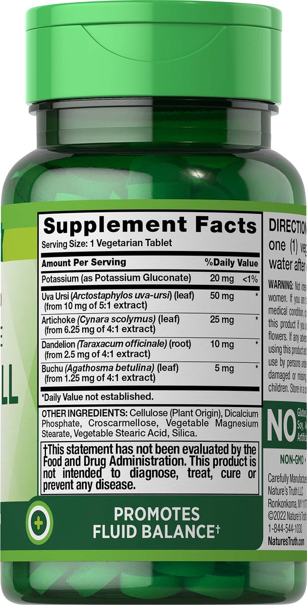 slide 8 of 8, Nature's Truth Super Strength Water Pill with Potassium, 90 ct