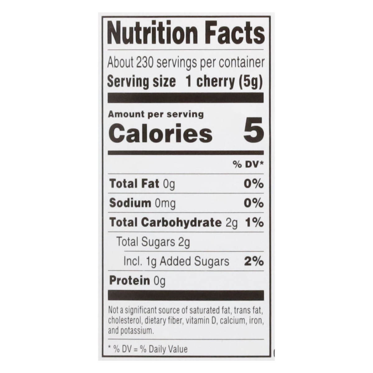 slide 14 of 14, Cb22 First Street Maraschino Cherries Without Stems, 1/2 gal