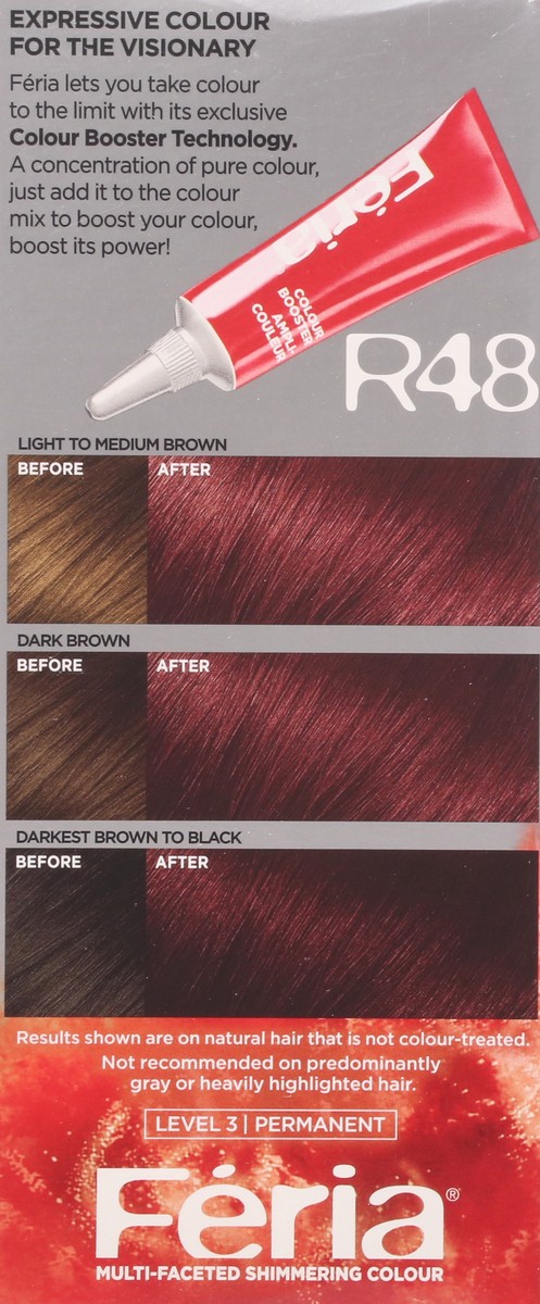 slide 3 of 11, L'Oréal Fería Intense Deep Auburn R48 Permanent Haircolour Gel 1 ea, 1 ct