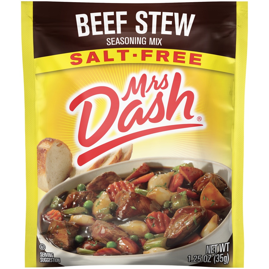 slide 1 of 4, Mrs. Dash Beef Stew Seasoning Mix, 1.25 oz