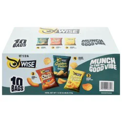 Wise Cheddar/Original/Honey BBQ Snack 10 Bags