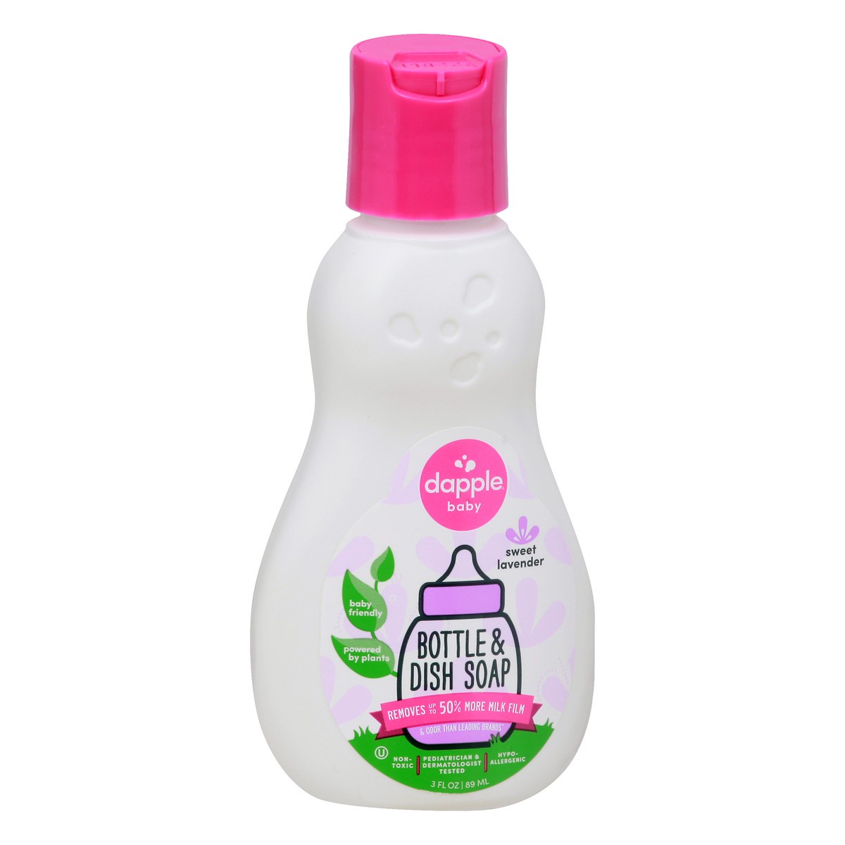 slide 11 of 12, Dapple Baby Baby Sweet Lavender Bottle & Dish Soap 3 oz, 3 oz