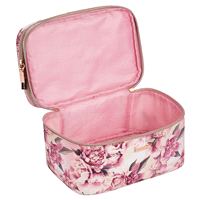 slide 7 of 9, Allegro Sophia Joy Floral Double Zip Train Case, 3 ct