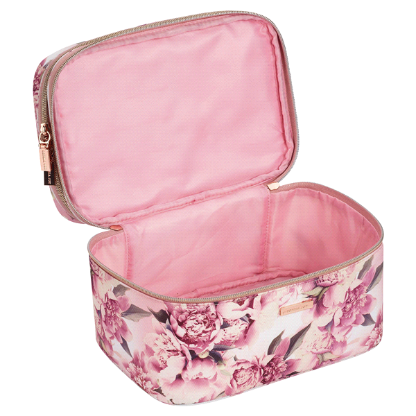 slide 8 of 9, Allegro Sophia Joy Floral Double Zip Train Case, 3 ct