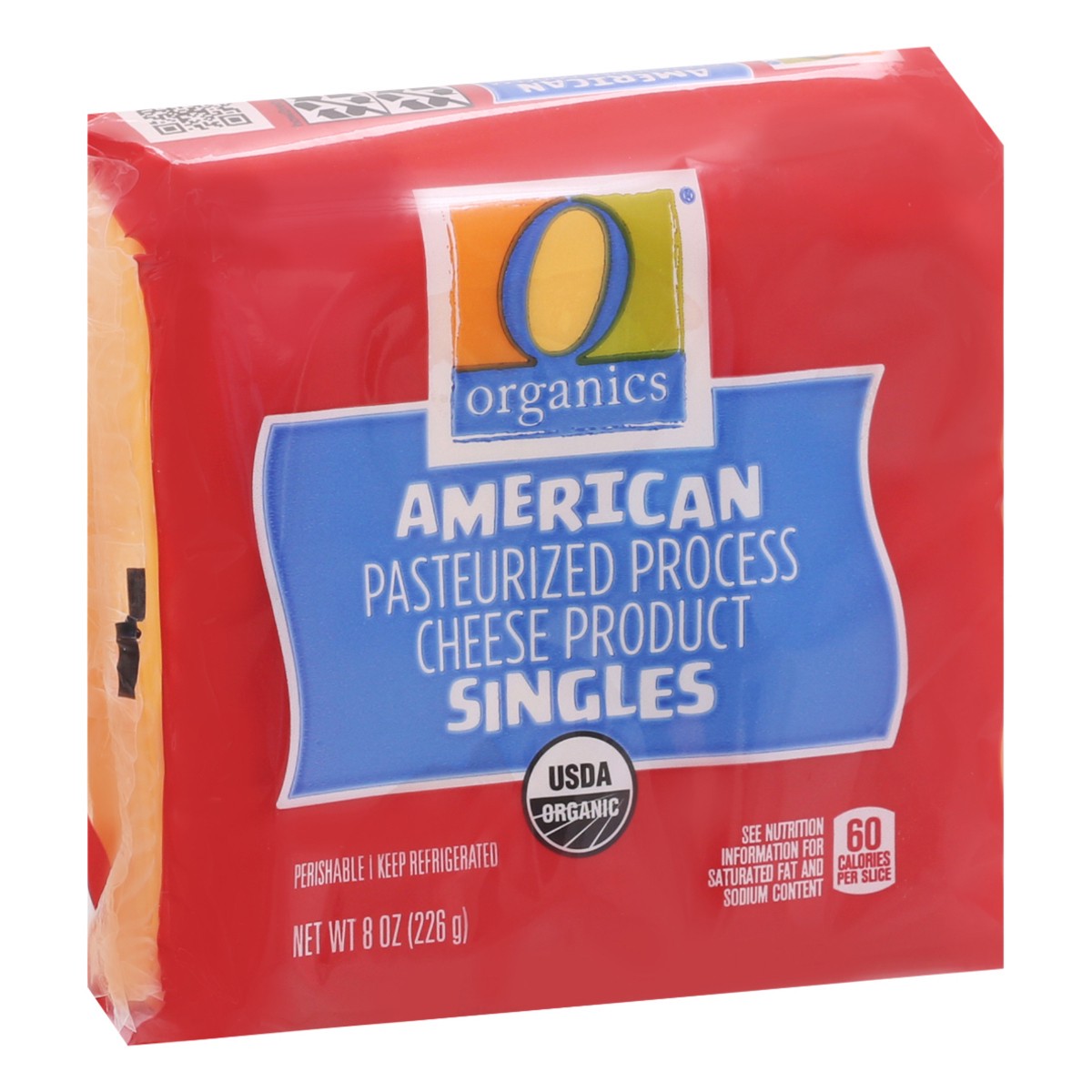 slide 10 of 10, O Organics American Singles Pasteurized Process Cheese, 8 oz