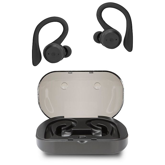 slide 4 of 6, iLive Truly Wireless Sport Earbuds With Case, 1 ct