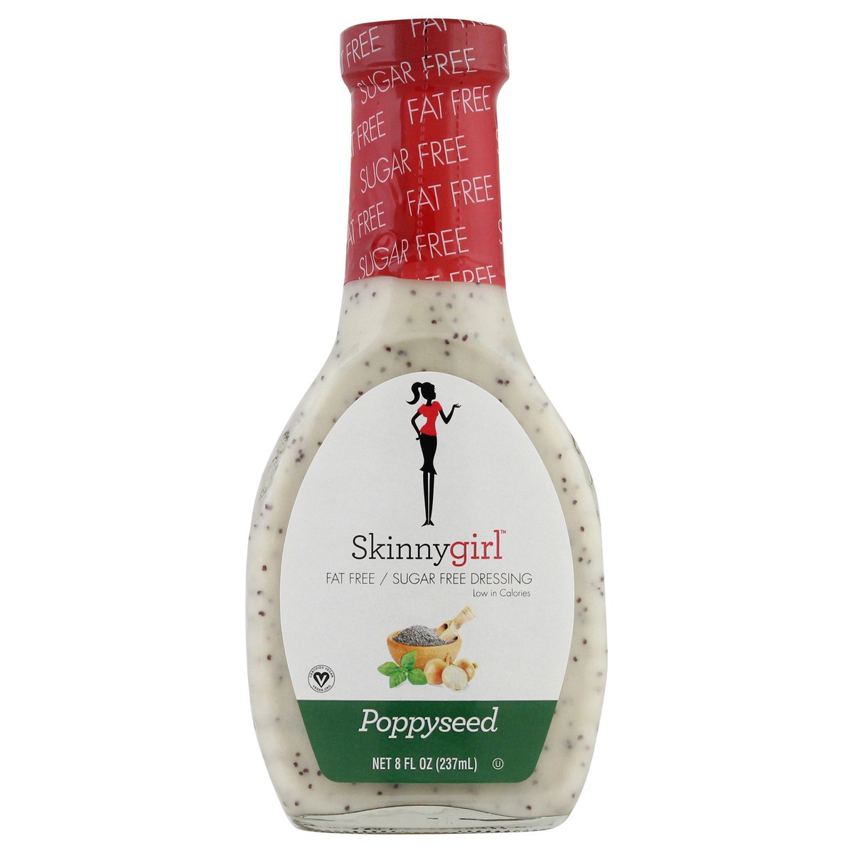 slide 1 of 7, Skinnygirl Fat Free/Sugar Free Poppyseed Dressing 8 fl oz, 8 fl oz