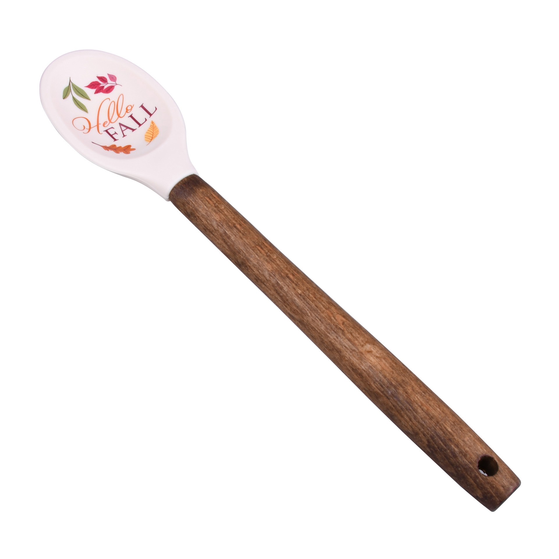 slide 3 of 4, Mini Hello Fall Spoon By Makery, 8 in
