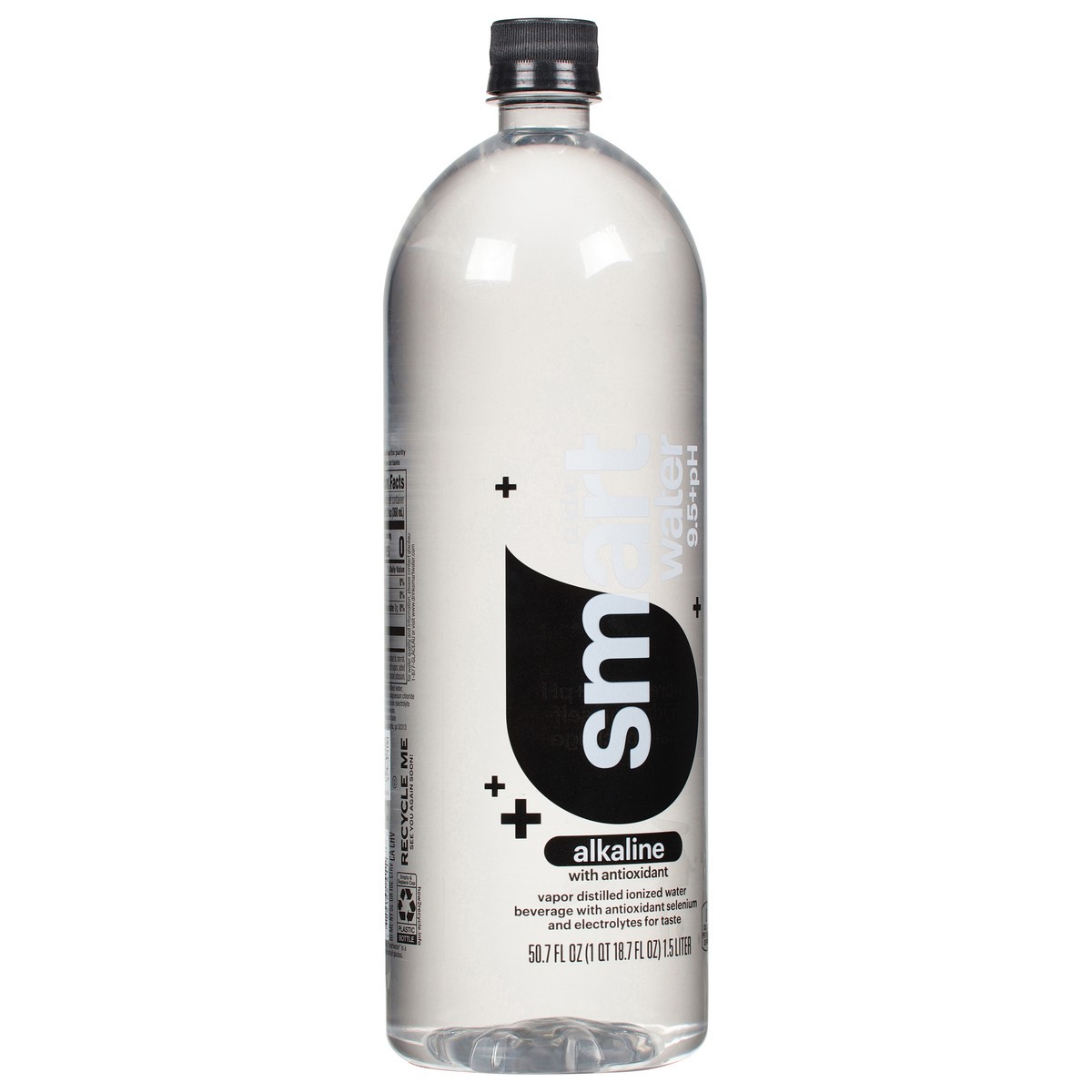 slide 9 of 9, smartwater 9.5+ pH Alkaline Water with Antioxidant- 50.7 fl oz, 50.7 fl oz