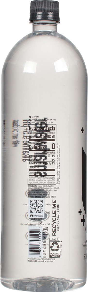 slide 8 of 9, smartwater 9.5+ pH Alkaline Water with Antioxidant- 50.7 fl oz, 50.7 fl oz