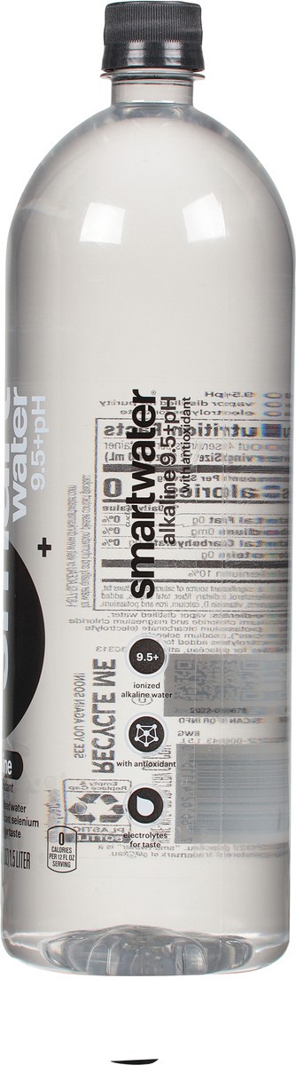 slide 6 of 9, smartwater 9.5+ pH Alkaline Water with Antioxidant- 50.7 fl oz, 50.7 fl oz