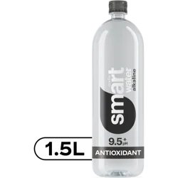 Smartwater 9.5+ pH Alkaline Water with Antioxidant 50.7 fl oz