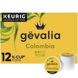 Gevalia Colombia Medium Roast K-Cup Coffee Pods, 12 ct Box