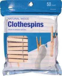 Jacent Natural Wood Clothespins 50 ea
