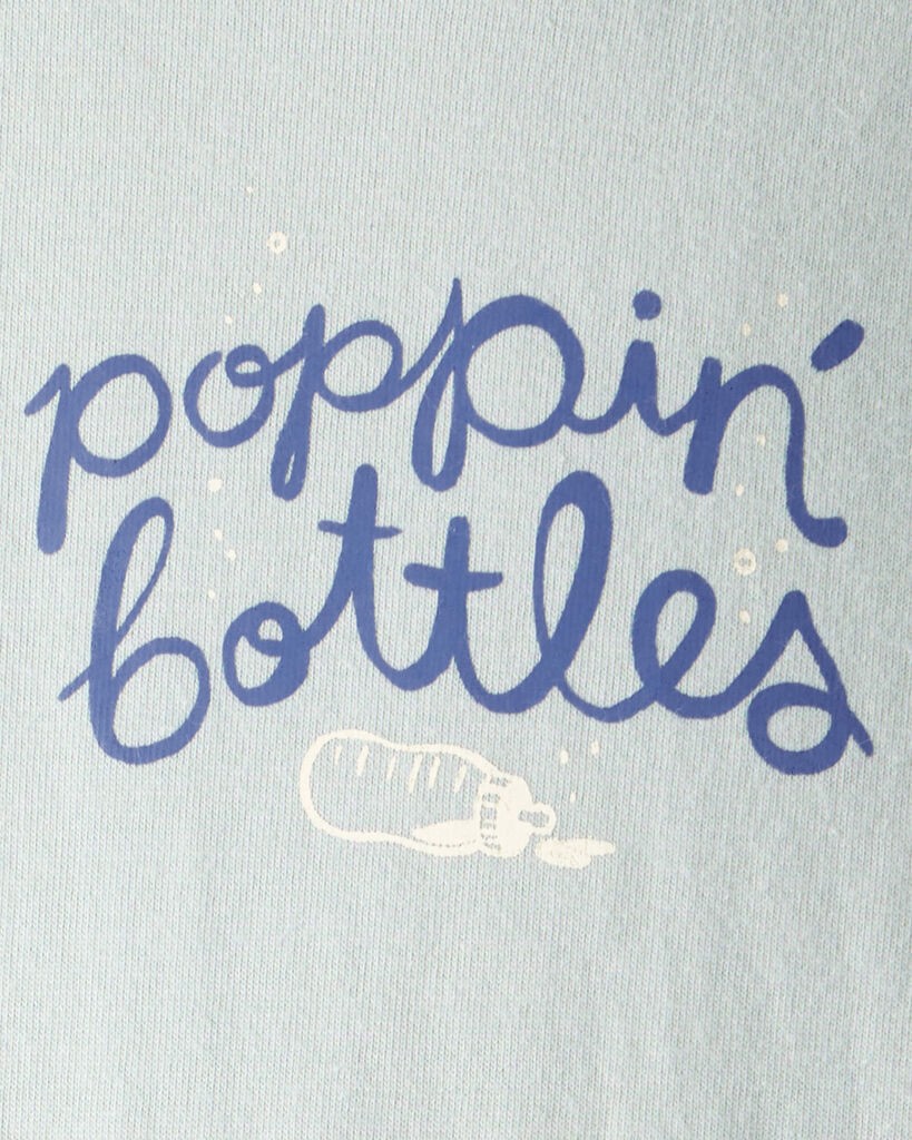 slide 2 of 2, Carter's Carters Baby Cotton Long-Sleeve Graphic Bodysuit - Blue Blue 9M, 1 ct