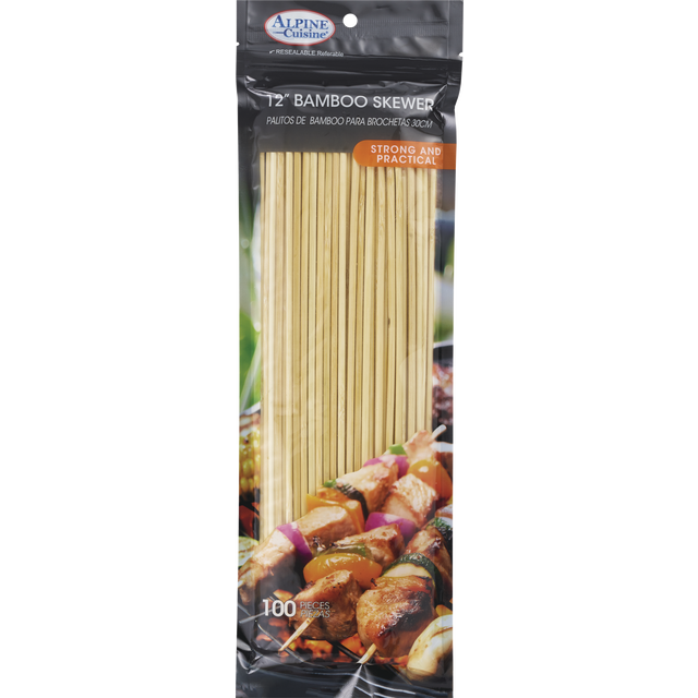 slide 1 of 1, Alpine Cuisine BBQ Skewers, 100 ct