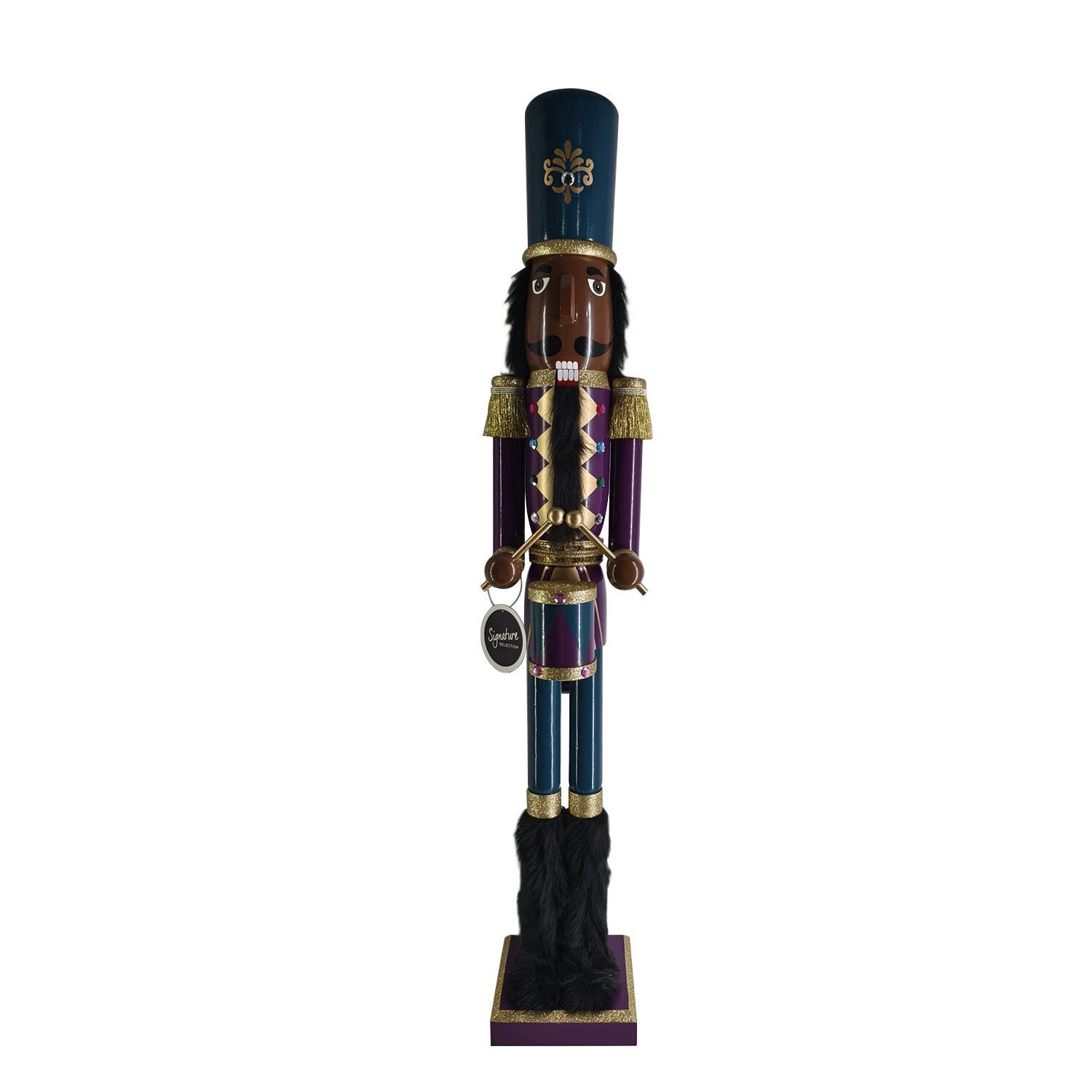slide 1 of 4, Joyward Wood Nutcracker W/ Drum Aa, 1 ct
