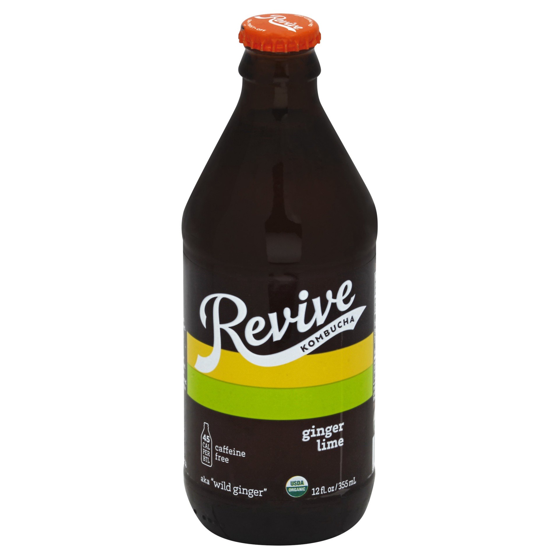 slide 1 of 6, Revive Kombucha REVIVE WILD GINGER - 12 oz, 12 oz