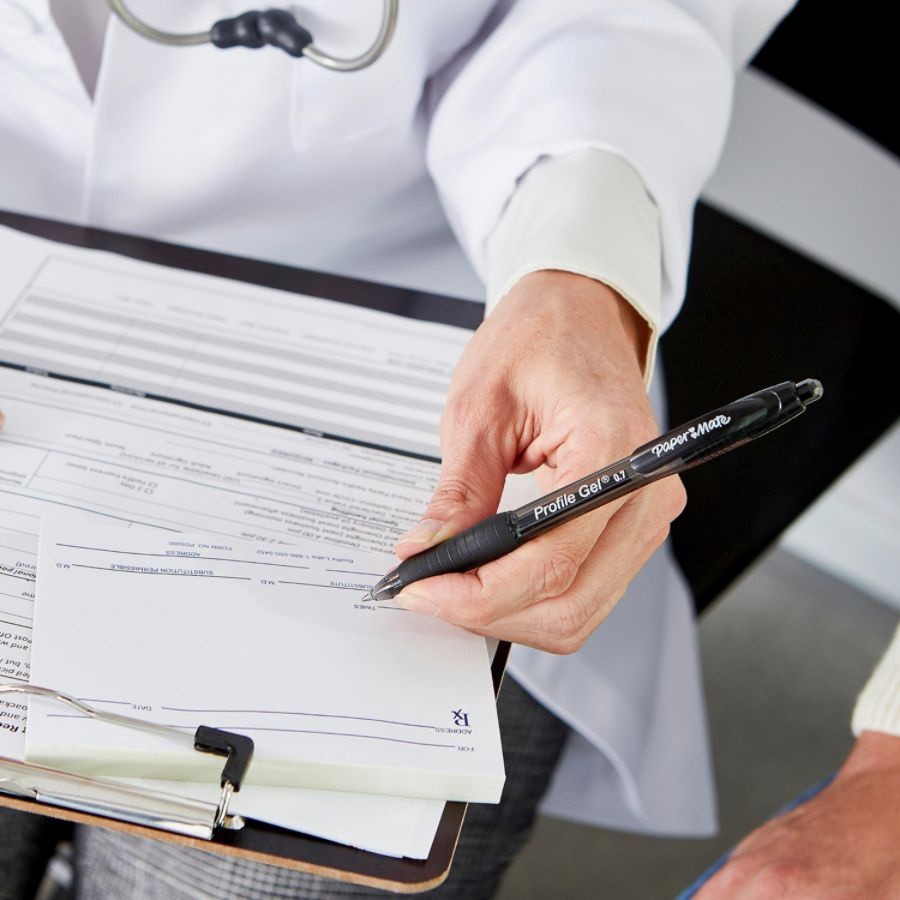 slide 6 of 7, Paper Mate Profile 0.7Mm Assorted Gel Pens, 4 ct