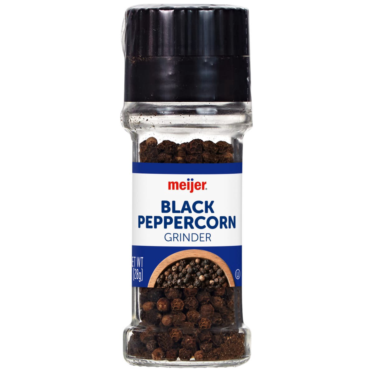 slide 1 of 9, Meijer Black Peppercorn Grinder, 1 oz