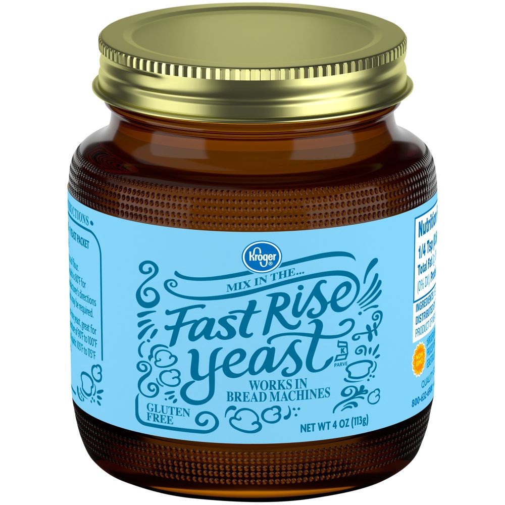 slide 1 of 3, Kroger Fast Rise Yeast Bread Machine, 4 oz
