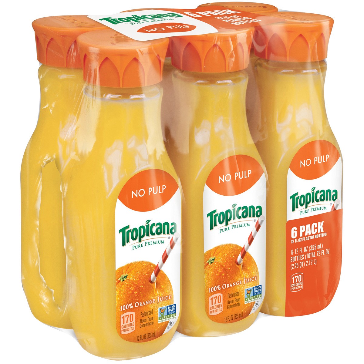 slide 3 of 3, Tropicana 100% Juice - 12 oz, 6 ct; 12 fl oz