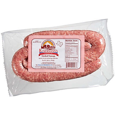 slide 1 of 1, Eckermann's Smoked Sausage Family Pack, 28 oz