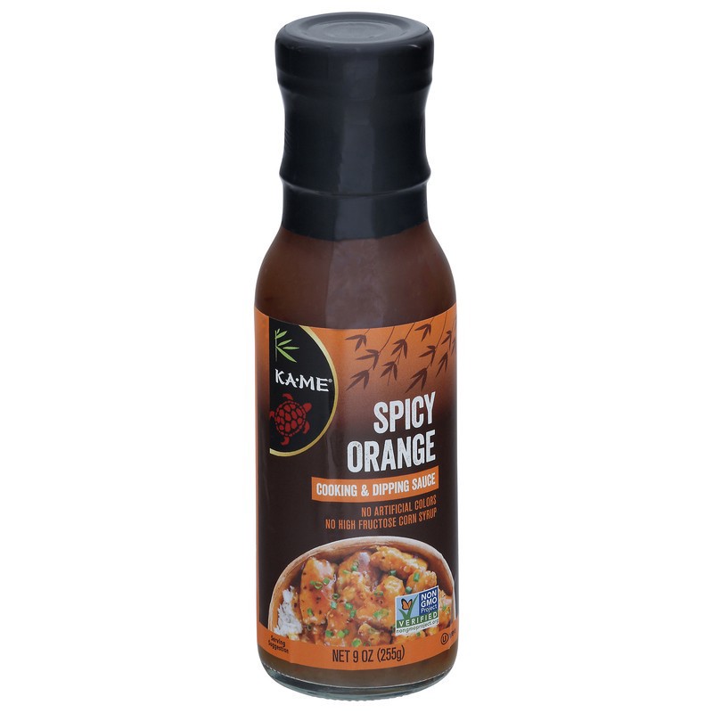 slide 1 of 5, KA-ME Spicy Orange Cooking & Dipping Sauce 9 oz, 9 oz