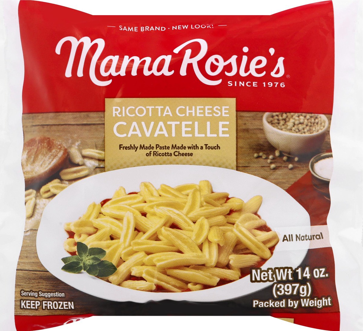 slide 9 of 13, Mama Rosie's Ricotta Cheese Cavatelle 14 oz, 14 oz