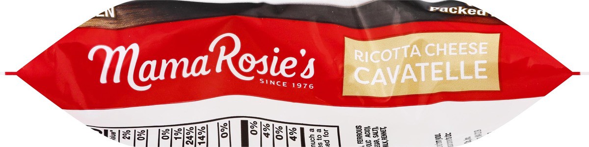slide 4 of 13, Mama Rosie's Ricotta Cheese Cavatelle 14 oz, 14 oz