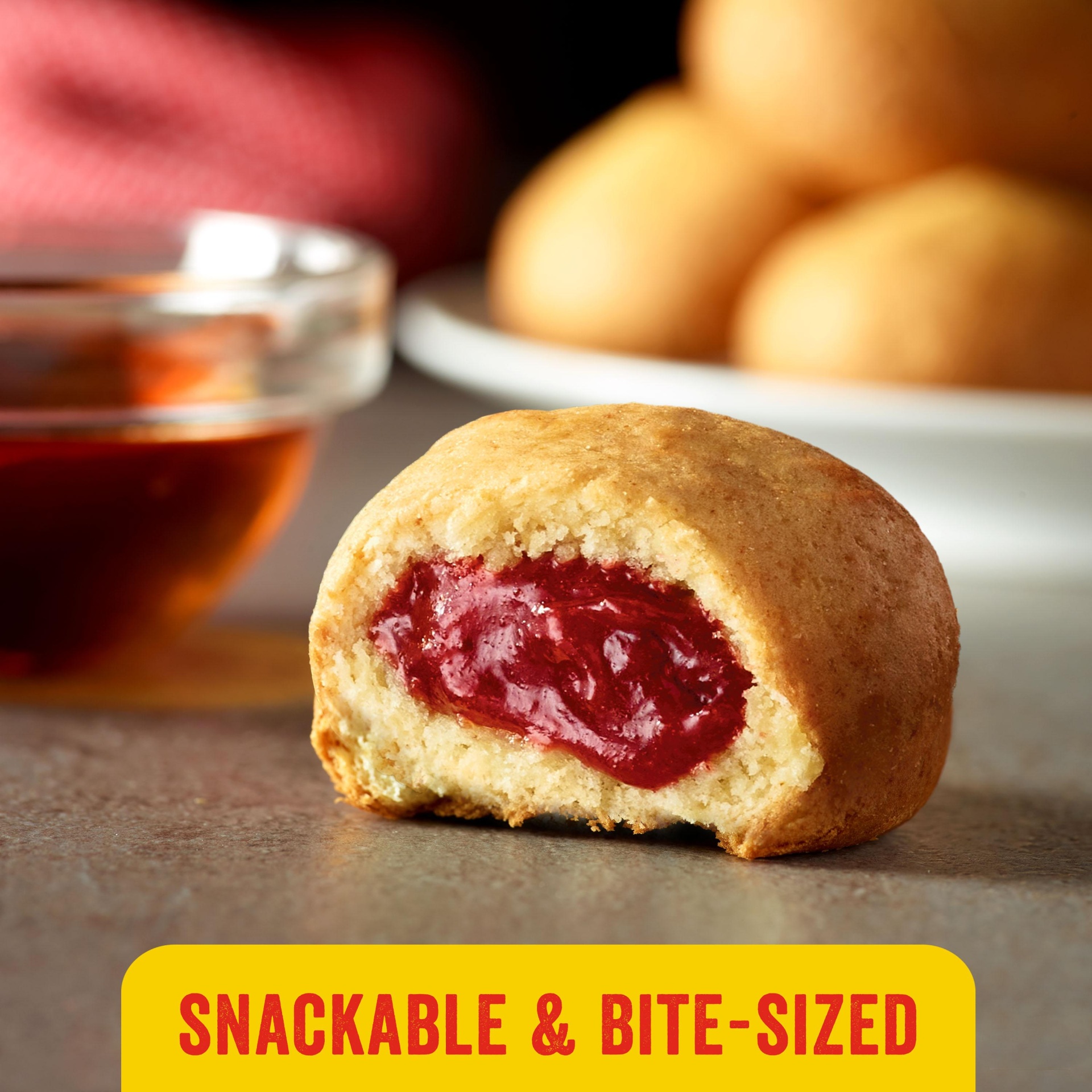 Eggo Stuffed Pancake Bites, Frozen Breakfast, Strawberry 10.15 oz Shipt