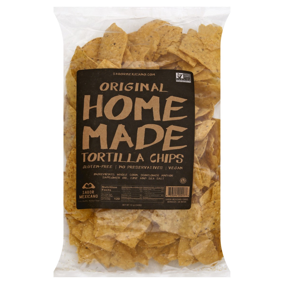 slide 5 of 9, Sabor Mexicano Tortilla Chips 12 oz, 12 oz