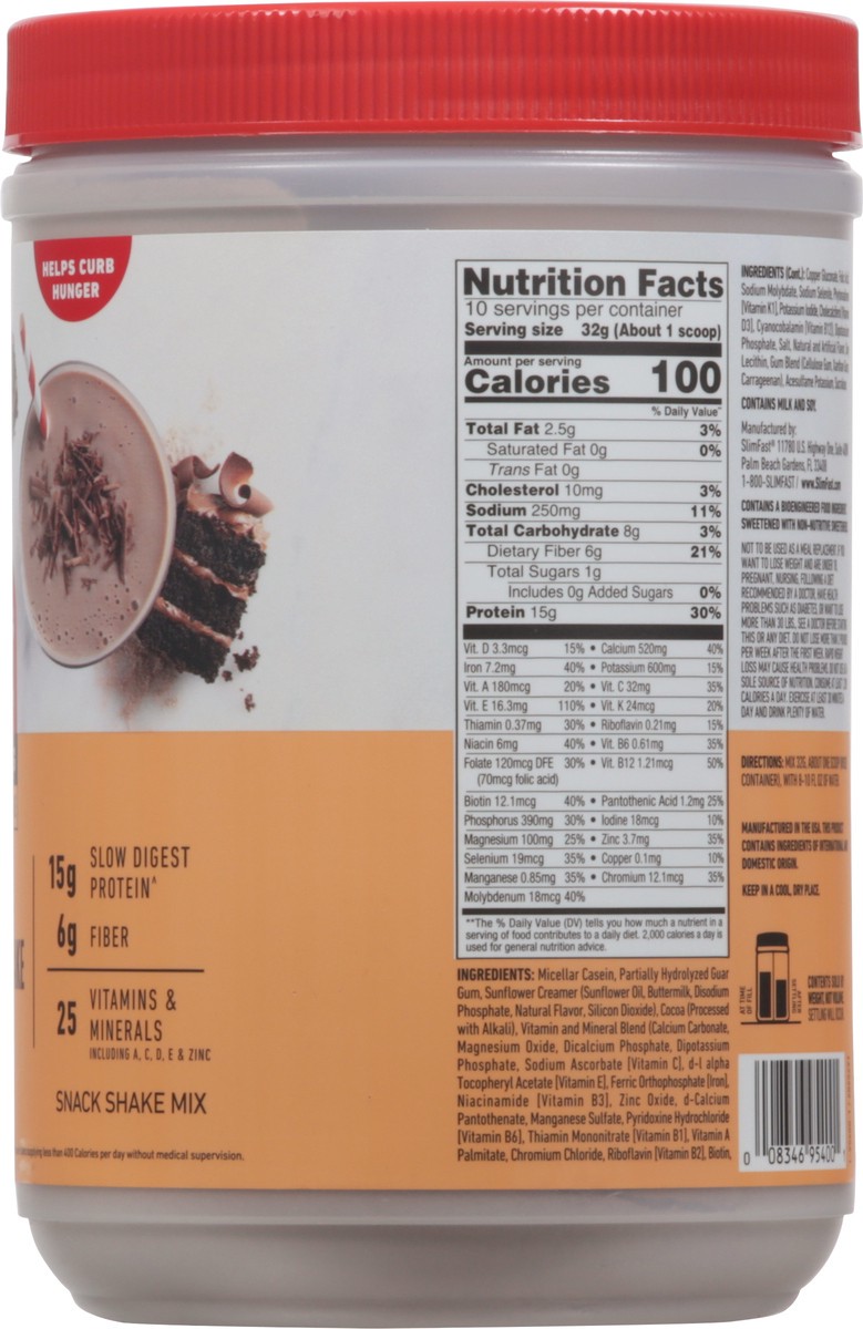 slide 8 of 9, SlimFast Intermitent Fasting Powder, 11.3 oz