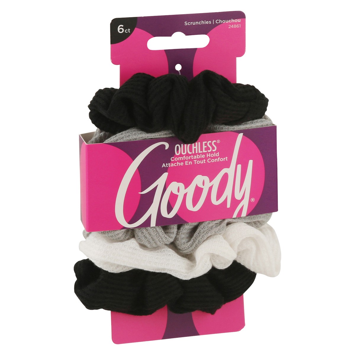 slide 4 of 9, Goody Ouchless Scrunchies 6 ea, 6 ct