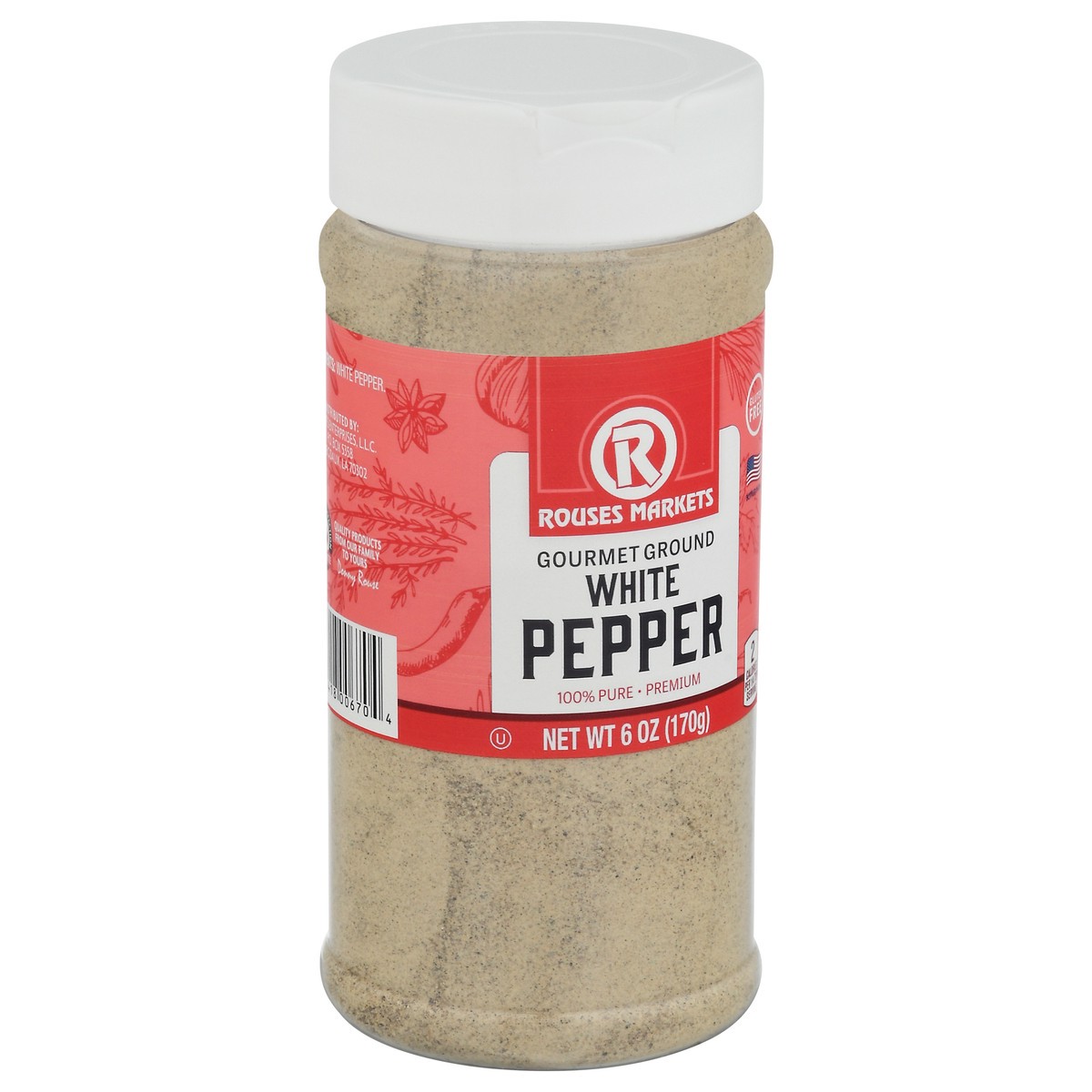 slide 9 of 14, Rouses Markets Gourmet Ground White Pepper 6 oz, 6 oz